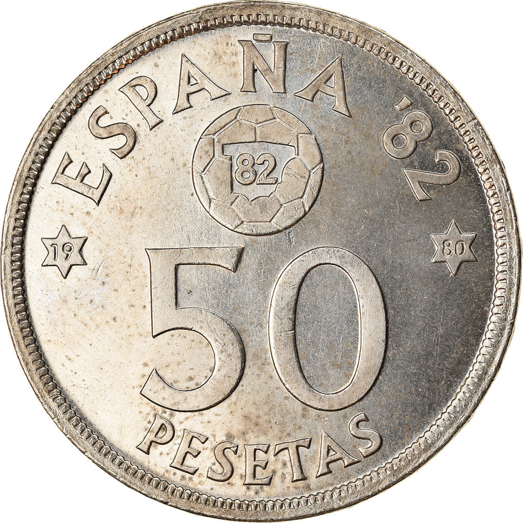 Münze, Spanien, Juan Carlos I, 50 Pesetas, 1980, SS, Copper-nickel, KM:819