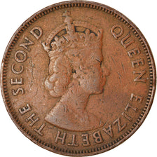 Coin, Mauritius, Elizabeth II, 5 Cents, 1959, VF(30-35), Bronze, KM:34