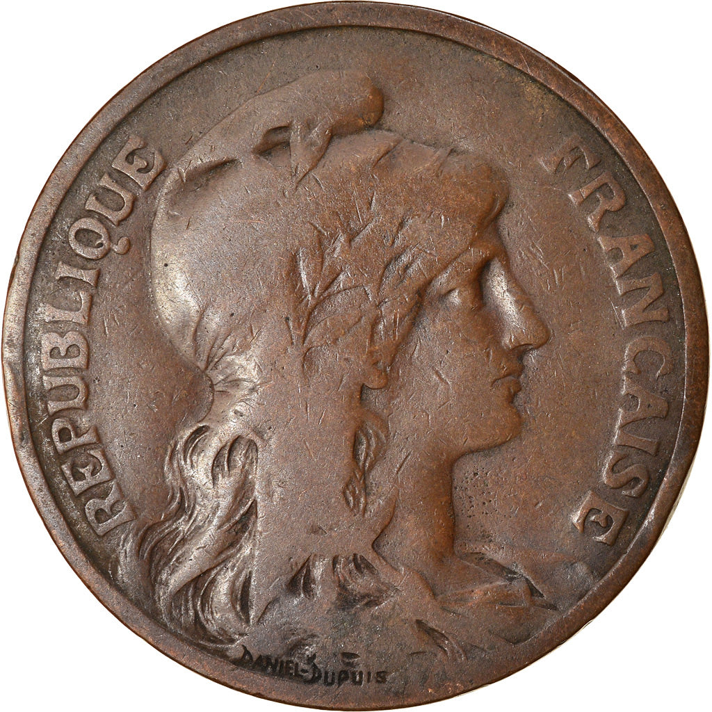 Monnaie, France, Dupuis, 10 Centimes, 1898, Paris, TB, Bronze, Gadoury:277