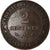 Münze, Frankreich, Cérès, 2 Centimes, 1882, Paris, S+, Bronze, KM:827.1