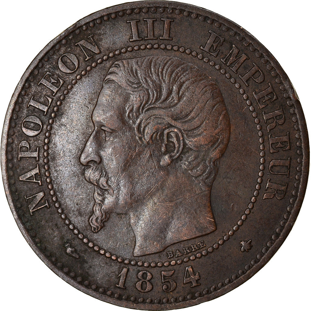 Coin, France, Napoleon III, Napoléon III, 2 Centimes, 1854, Strasbourg