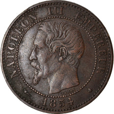 Moeda, França, Napoleon III, Napoléon III, 2 Centimes, 1854, Strasbourg