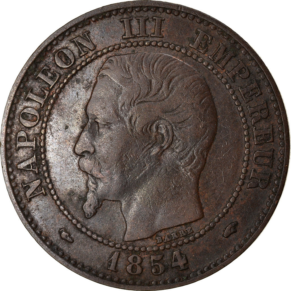 Moneta, Francja, Napoleon III, Napoléon III, 2 Centimes, 1854, Paris