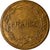 Moneda, Francia, France Libre, 2 Francs, 1944, Philadelphia, MBC+, Latón