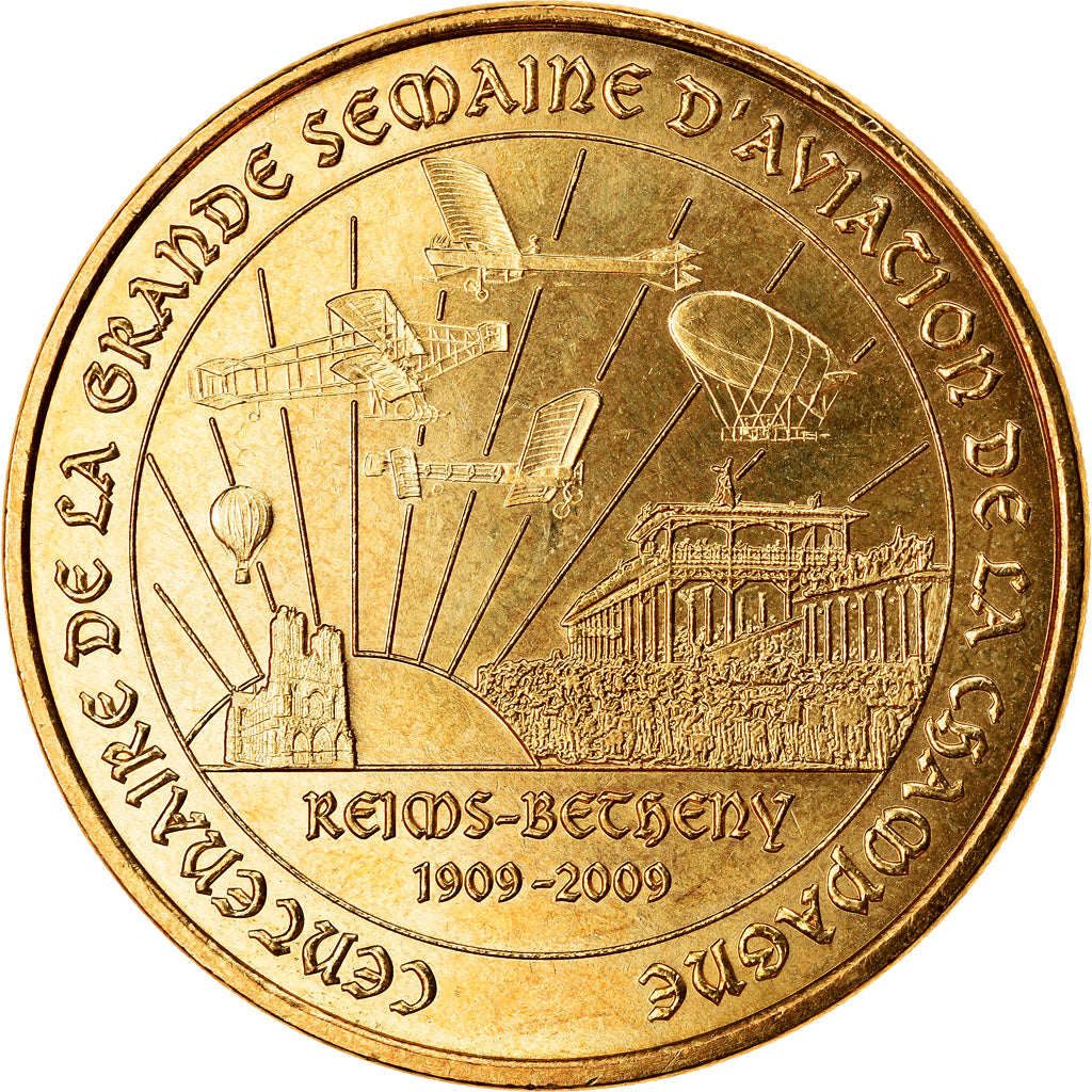 France, Token, Touristic token, Reims - Betheny - Centenaire de la grande