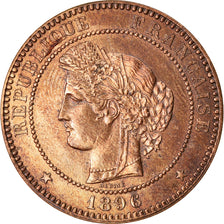 Coin, France, Cérès, 10 Centimes, 1896, Paris, EF(40-45), Bronze, KM:815.1