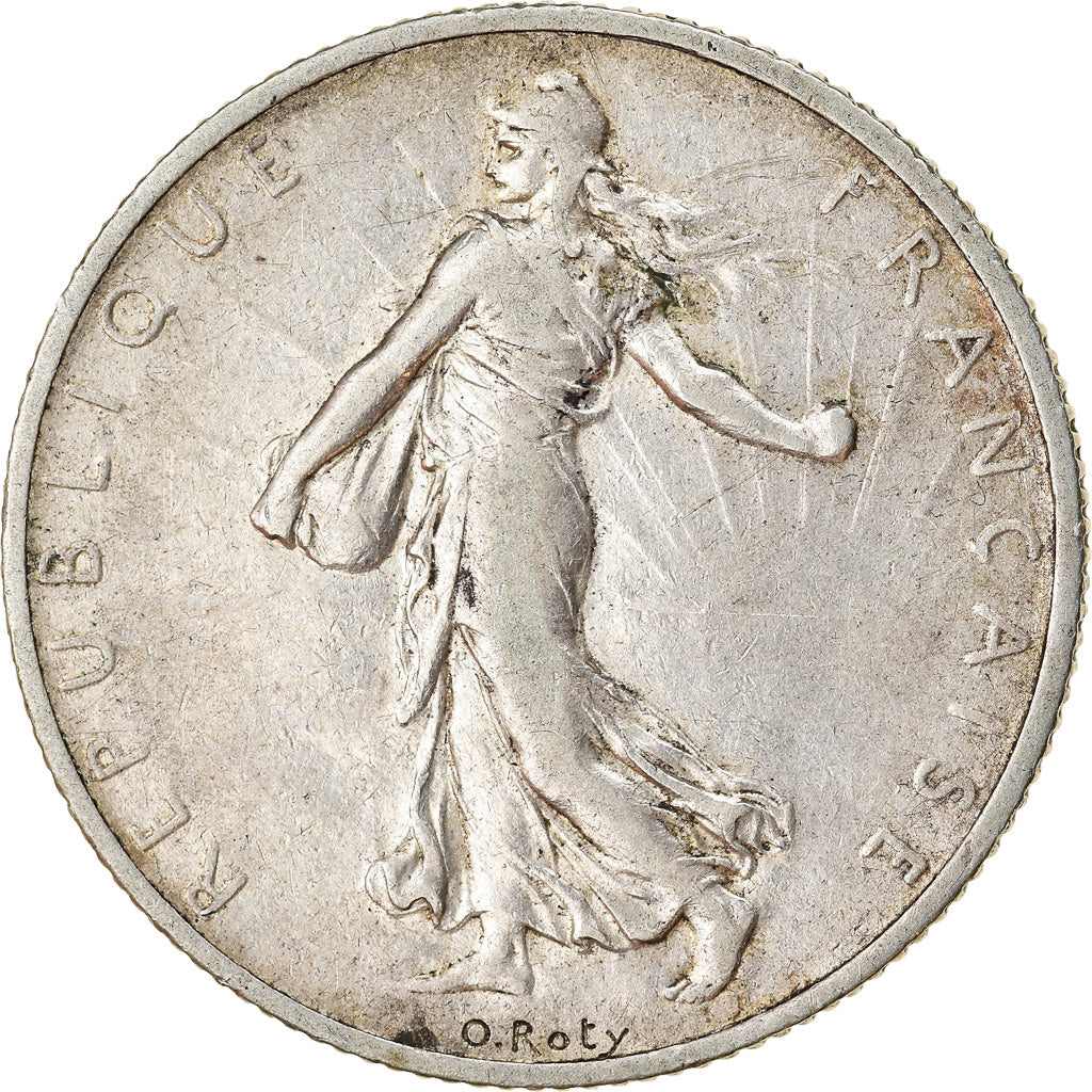 Coin, France, Semeuse, 2 Francs, 1910, Paris, VF(30-35), Silver, KM:845.1
