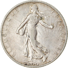Coin, France, Semeuse, 2 Francs, 1910, Paris, VF(30-35), Silver, KM:845.1