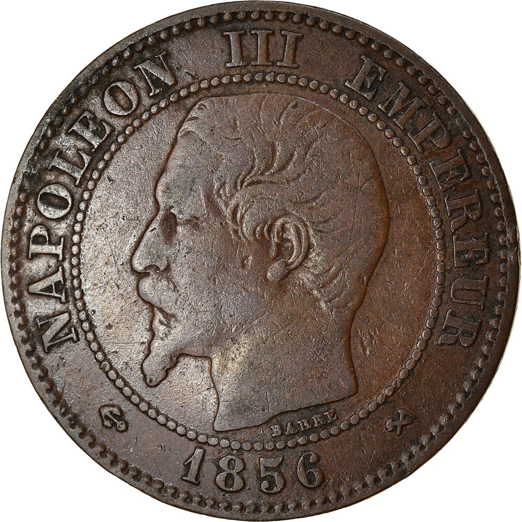 Münze, Frankreich, Napoleon III, Napoléon III, 2 Centimes, 1856, Rouen, SS