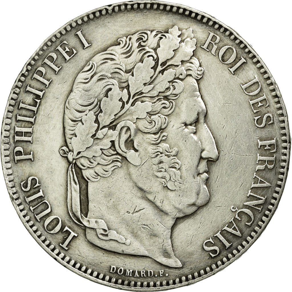 Coin, France, Louis-Philippe, 5 Francs, 1834, Lille, AU(50-53), Silver