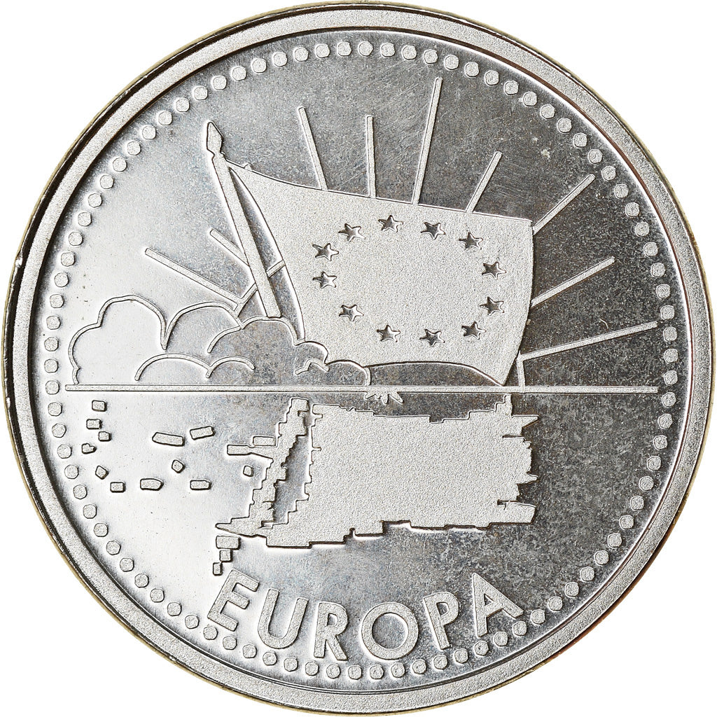 Frankrijk, Jeton, 1997, ESSAI  BE frappe privée 10 euro, UNC-, Zilver