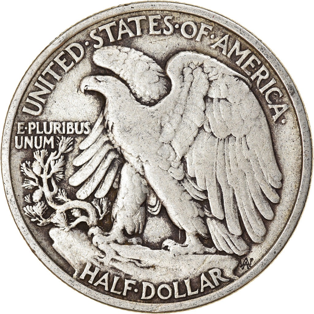 Coin, United States, Walking Liberty Half Dollar, Half Dollar, 1939, U.S. Mint