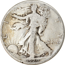 Coin, United States, Walking Liberty Half Dollar, Half Dollar, 1929, U.S. Mint