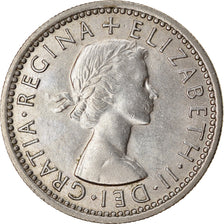 Monnaie, Grande-Bretagne, Elizabeth II, 6 Pence, 1964, TTB+, Copper-nickel