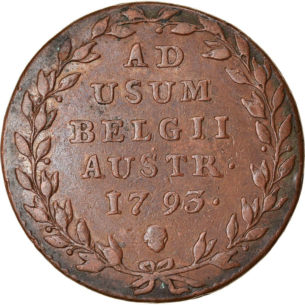 Coin, AUSTRIAN NETHERLANDS, Franz II, 2 Liards, 2 Oorden, 1793, Brussels
