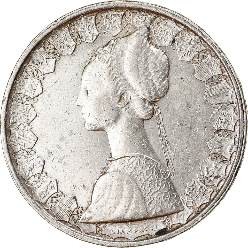 Coin, Italy, 500 Lire, 1959, Rome, EF(40-45), Silver, KM:98