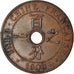 Munten, FRANS INDO-CHINA, Cent, 1900, Paris, ZF, Bronze, KM:8, Lecompte:55
