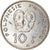 Moneda, Polinesia francesa, 10 Francs, 1975, Paris, MBC+, Níquel, KM:8