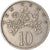 Moeda, Jamaica, Elizabeth II, 10 Cents, 1969, Franklin Mint, EF(40-45)