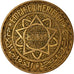 Münze, Marokko, Mohammed V, 5 Francs, AH 1365/1946, Paris, SS, Aluminum-Bronze