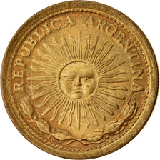Coin, Argentina, Peso, 1975, EF(40-45), Aluminum-Bronze, KM:69