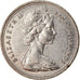 Moneda, Bahamas, Elizabeth II, 25 Cents, 1966, Franklin Mint, MBC, Níquel, KM:6
