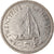 Coin, Bahamas, Elizabeth II, 25 Cents, 1966, Franklin Mint, EF(40-45), Nickel