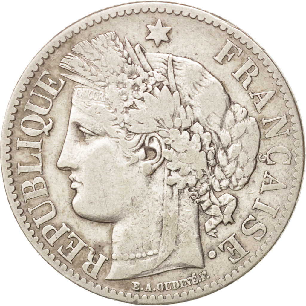 Coin, France, Cérès, 2 Francs, 1881, Paris, EF(40-45), Silver, KM:817.1