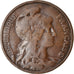 Moeda, França, Dupuis, 10 Centimes, 1901, Paris, VF(20-25), Bronze, KM:843