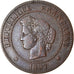 Coin, France, Cérès, 5 Centimes, 1897, Paris, EF(40-45), Bronze, KM:821.1