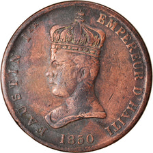 Coin, Haiti, 6-1/4 Centimes, 1850, VF(30-35), Copper, KM:38