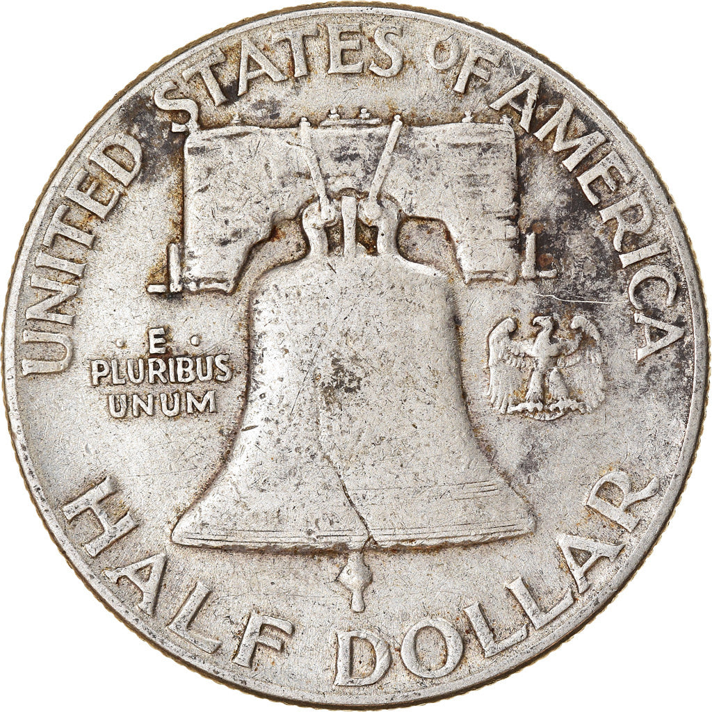 Coin, United States, Franklin Half Dollar, Half Dollar, 1948, U.S. Mint