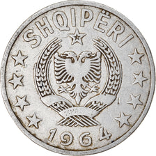 Moneta, Albania, Lek, 1964, EF(40-45), Aluminium, KM:43