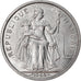 Coin, French Polynesia, 5 Francs, 1965, Paris, MS(60-62), Aluminum, KM:4