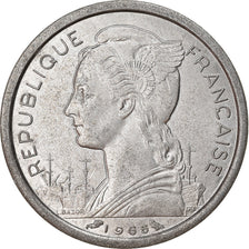 Coin, French Somaliland, Franc, 1965, Paris, EF(40-45), Aluminum, KM:8