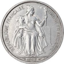 Moneta, Nuova Caledonia, 5 Francs, 1952, Paris, BB, Alluminio, KM:4