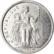Moneta, Nuova Caledonia, Franc, 1985, Paris, BB+, Alluminio, KM:10