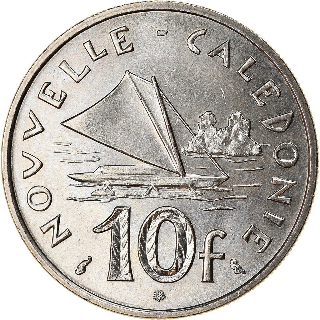 Monnaie, Nouvelle-Calédonie, 10 Francs, 1972, Paris, SUP, Nickel, KM:11