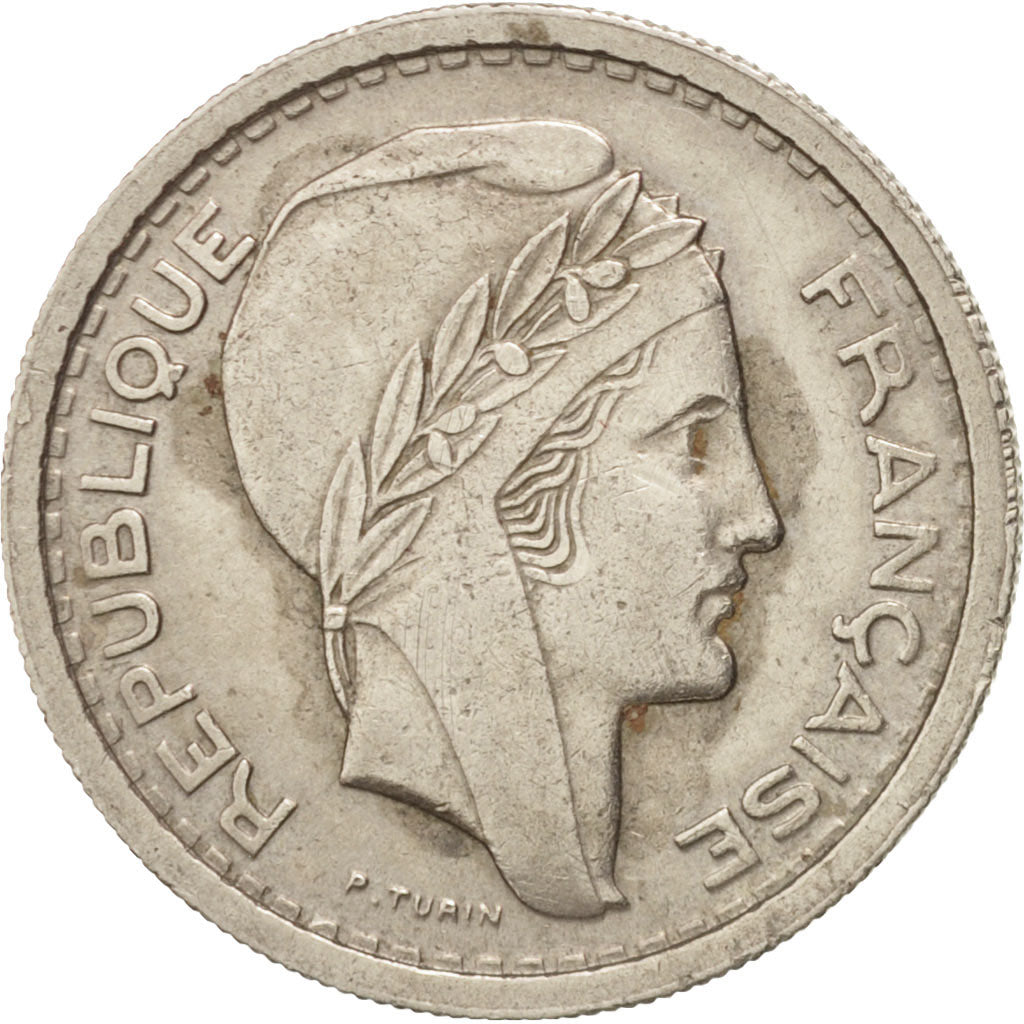 Algeria, 20 Francs, 1949, Paris, EF(40-45), Copper-nickel, KM:91
