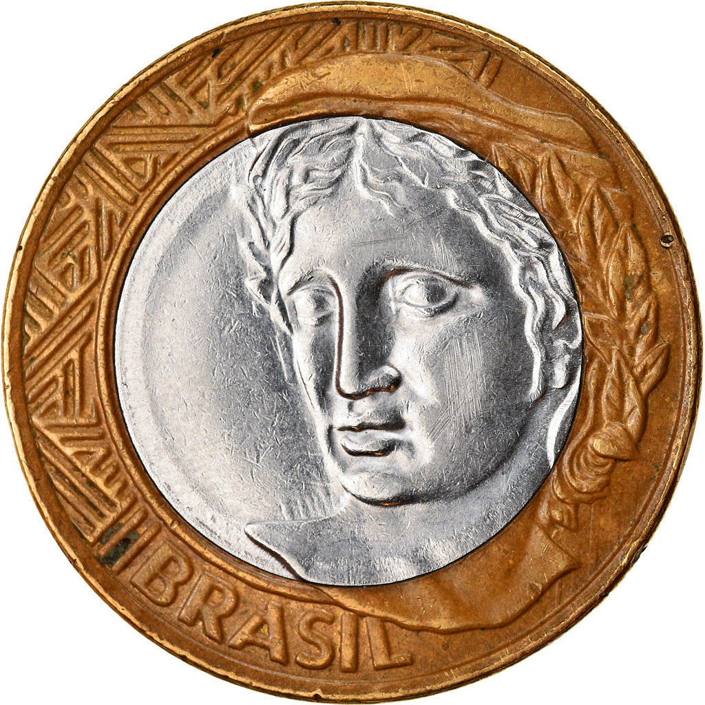 Coin, Brazil, Real, 2009, Rio de Janeiro, EF(40-45), Bi-Metallic, KM:652a