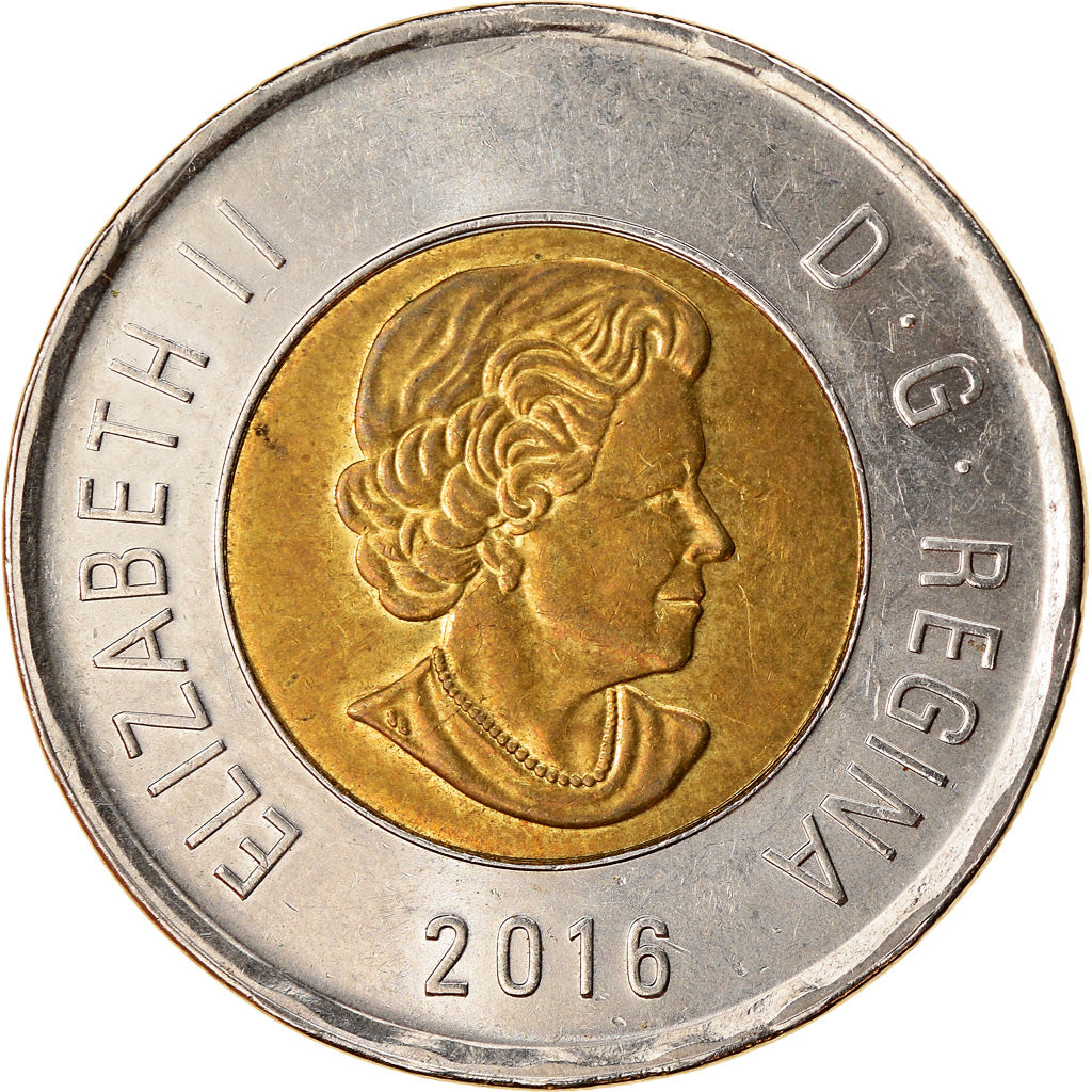 Coin, Canada, 2 Dollars, 2016, AU(50-53), Bi-Metallic, KM:1257