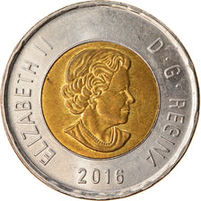 Coin, Canada, 2 Dollars, 2016, AU(50-53), Bi-Metallic, KM:1257