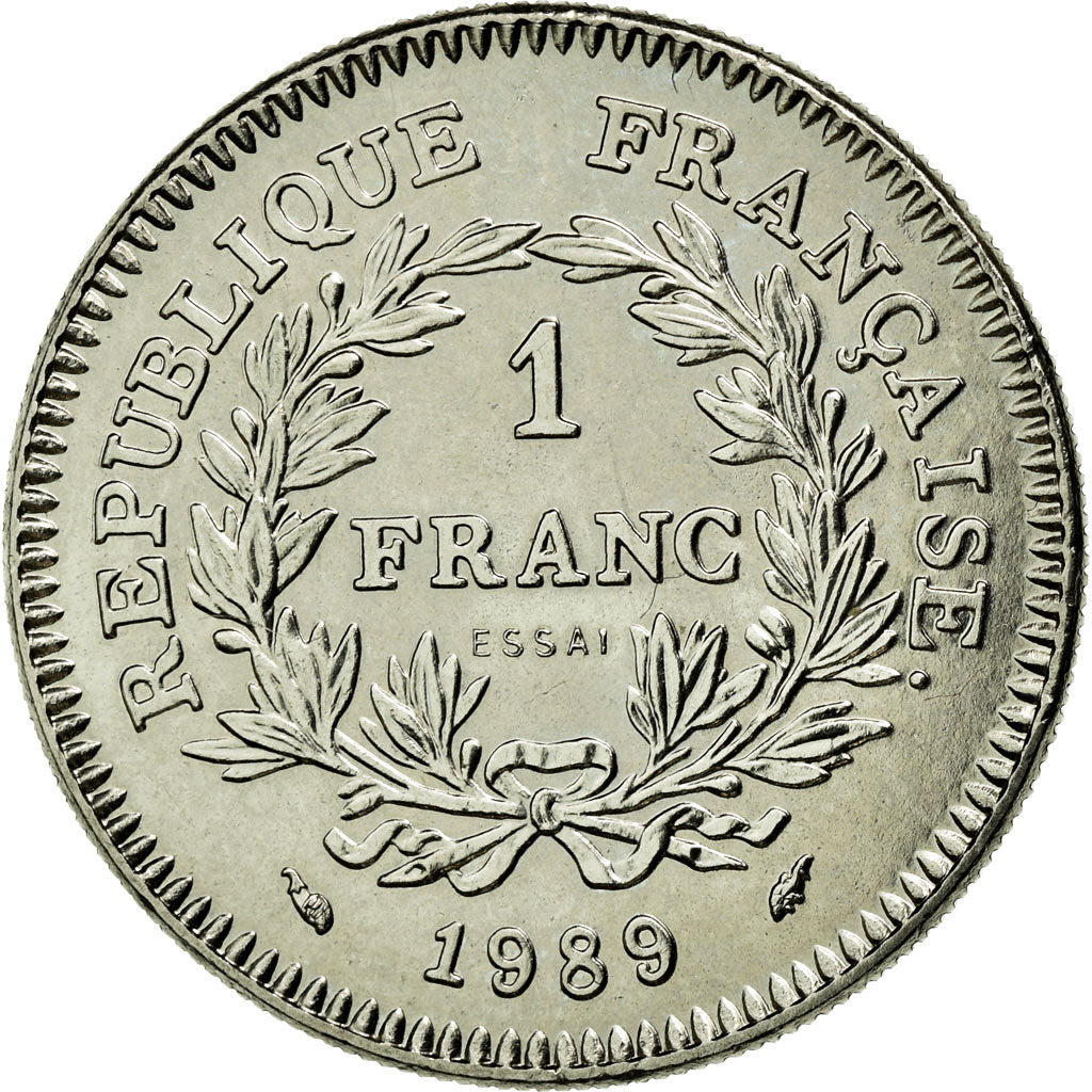 Moneta, Francia, Franc, 1989, SPL, Nichel, KM:E142, Gadoury:477