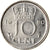 Munten, Nederland, Juliana, 10 Cents, 1980, ZF+, Nickel, KM:182