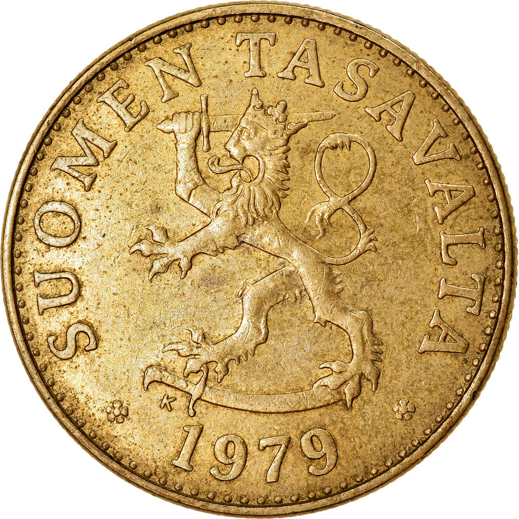 Moneta, Finlandia, 50 Penniä, 1979, BB, Alluminio-bronzo, KM:48