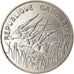 Coin, Gabon, 100 Francs, 1984, Paris, EF(40-45), Nickel, KM:13