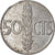 Moneda, España, Francisco Franco, caudillo, 50 Centimos, 1971, BC+, Aluminio