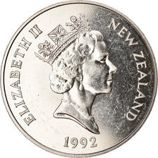 Coin, New Zealand, Elizabeth II, Decimal CURRENCY 25 th anniversary, 5 Dollars