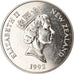 Coin, New Zealand, Elizabeth II, Decimal CURRENCY 25 th anniversary, 5 Dollars