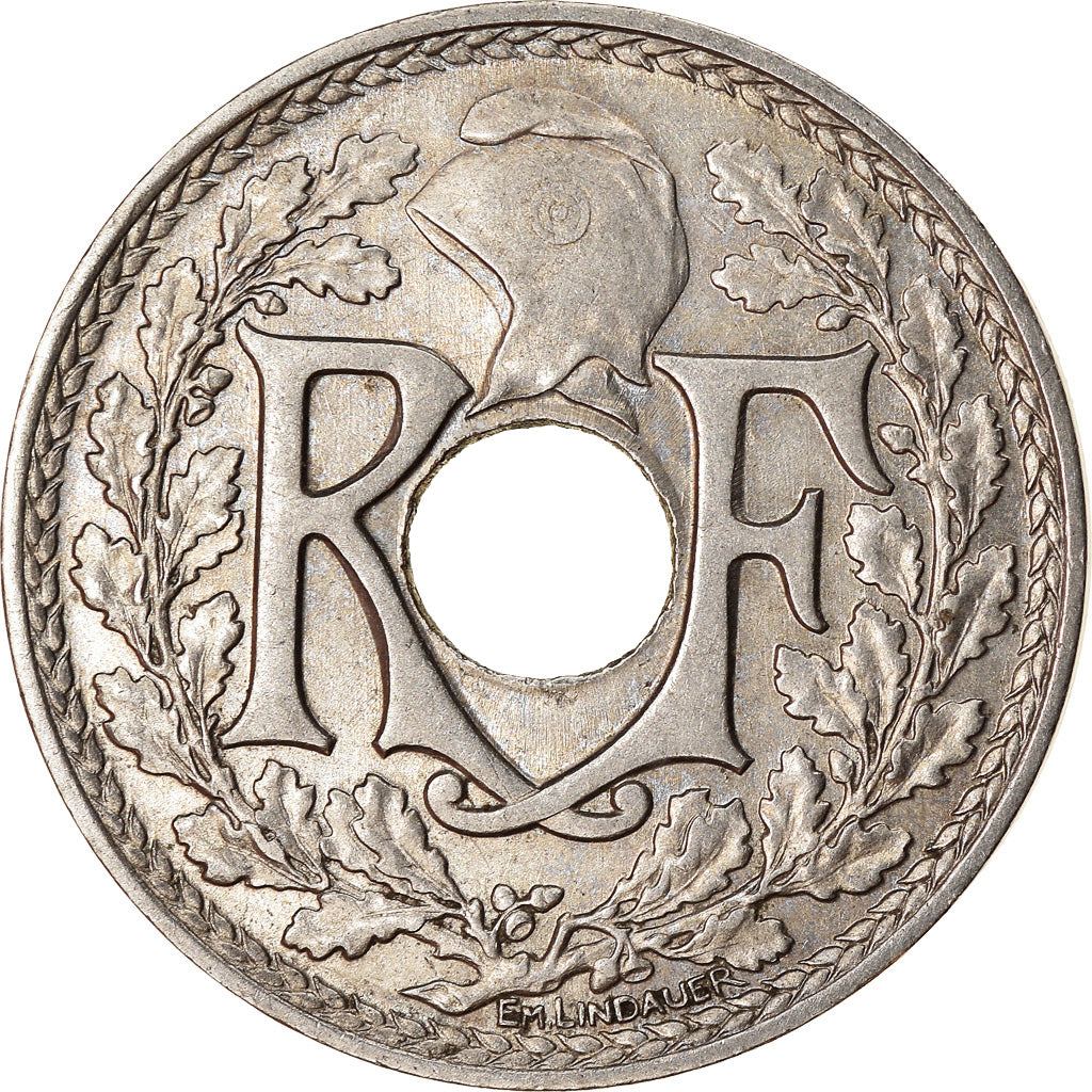 Coin, France, Lindauer, 25 Centimes, 1914, AU(55-58), Nickel, KM:867